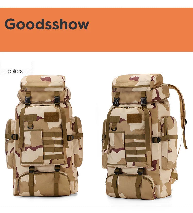 80L Tactical Backpack