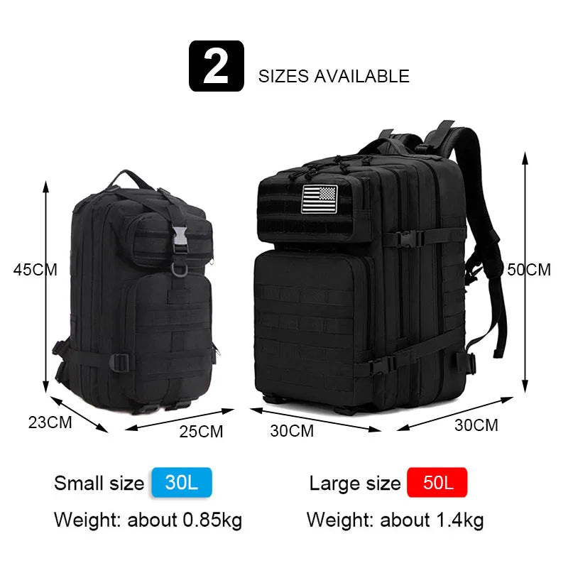 Tactical Rugzak 30L/50L